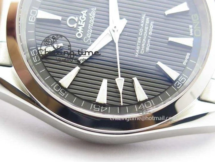0517 Versatile Aqua Terra ‘PyeongChang 2018’ JHF Best Edition Black Dial On SS Bracelet A 8204